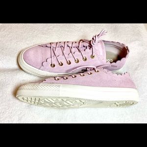 Converse Ctas Ox Womens Shoes Pink - image 1